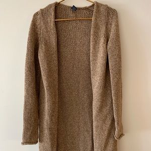 Mustard brown chunky cardigan